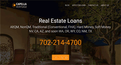 Desktop Screenshot of capellamortgage.com
